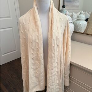 Ralph Lauren Cream Cable Knit Cardigan